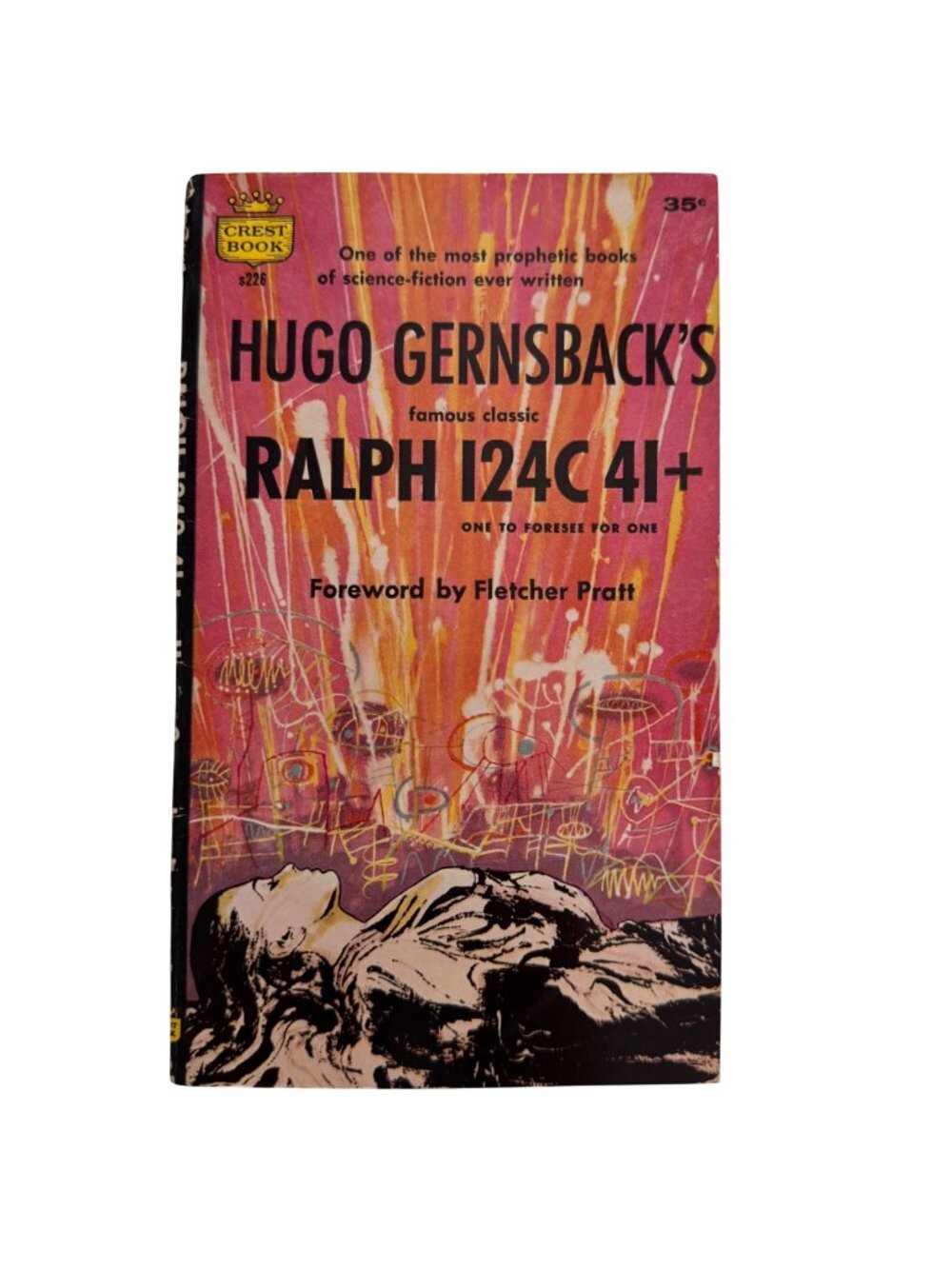 Hugo Gernsbacks Ralph 124C 41+ PB 1958 Crest Reprint Foreword Fletcher Pratt Vtg